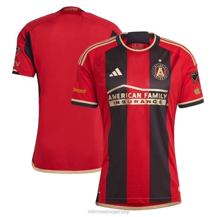 MLS Jerseys jerseyhombres atlanta united fc adidas negro 2023 camiseta auténtica del kit 17s BJDD18