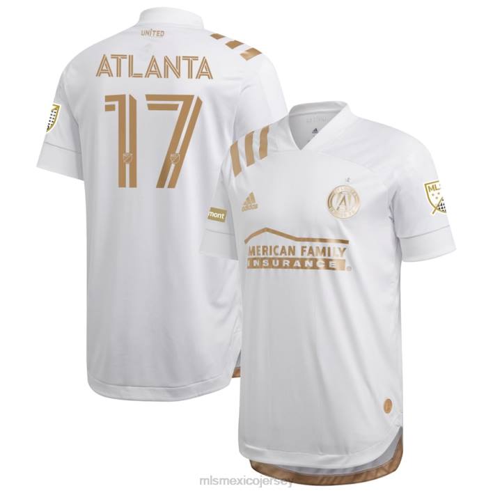 MLS Jerseys jerseyhombres camiseta del rey atlanta united fc adidas blanca 2020 auténtica BJDD1211
