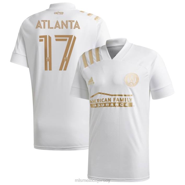 MLS Jerseys jerseyhombres camiseta replica del rey atlanta united fc adidas blanca 2020 BJDD1308
