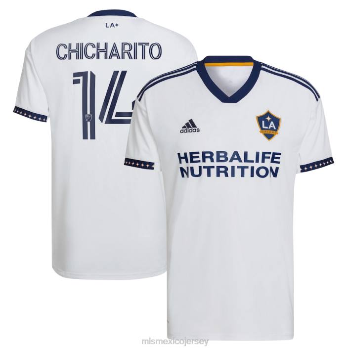 MLS Jerseys jerseyhombres la galaxy chicharito adidas blanco 2022 ciudad de los sueños kit réplica camiseta del jugador BJDD308