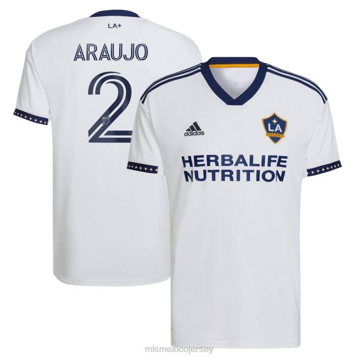 MLS Jerseys jerseyhombres la galaxy julian araujo adidas blanco 2022 ciudad de los sueños kit réplica camiseta del jugador BJDD1222
