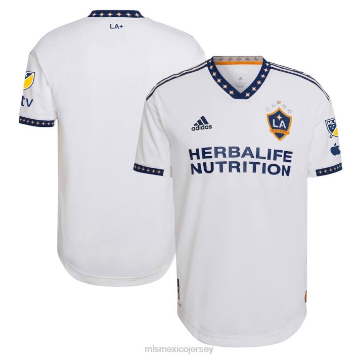 MLS Jerseys jerseyhombres camiseta adidas la galaxy blanca 2023 city of dream kit auténtica BJDD206