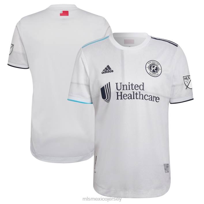 MLS Jerseys jerseyhombres revolución de nueva inglaterra camiseta adidas blanca 2022 secundaria auténtica en blanco BJDD984