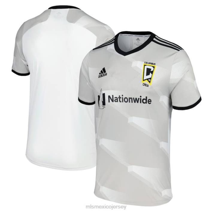 MLS Jerseys jerseyhombres camiseta en blanco réplica del estándar dorado adidas blanca 2022 de columbus crew BJDD369