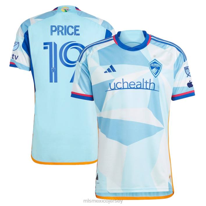 MLS Jerseys jerseyhombres colorado rapids jack precio adidas azul claro 2023 nuevo día kit camiseta auténtica BJDD855