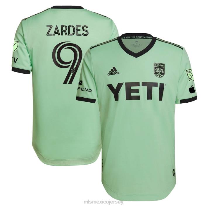 MLS Jerseys jerseyhombres austin fc gyasi zardes adidas mint 2023 the sentimiento kit camiseta de jugador auténtica BJDD1168