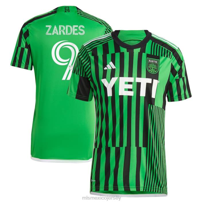 MLS Jerseys jerseyhombres austin fc gyasi zardes adidas verde 2023 las voces kit réplica camiseta BJDD1023