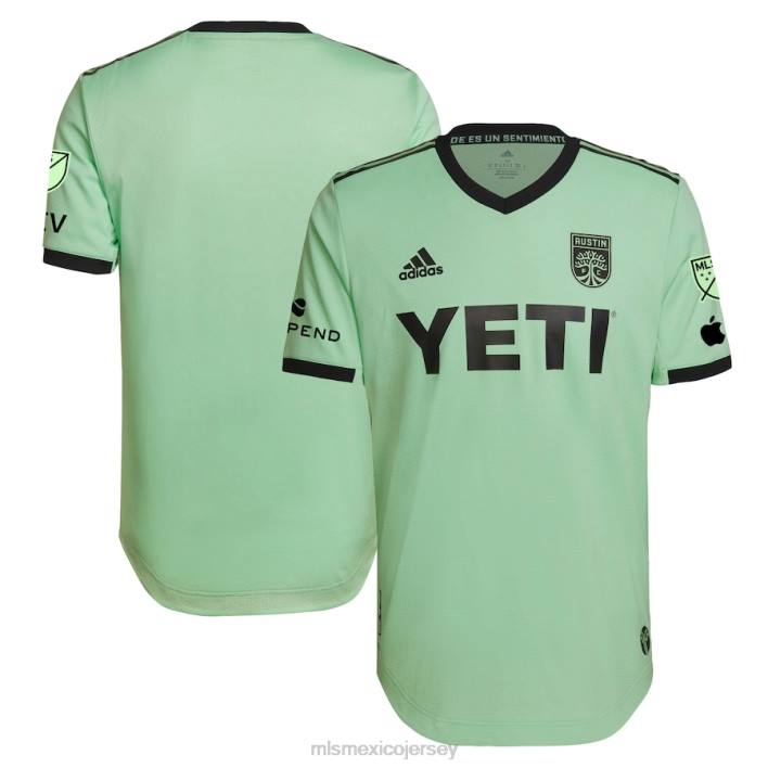 MLS Jerseys jerseyhombres austin fc adidas mint 2023 the sentimiento kit camiseta auténtica BJDD154