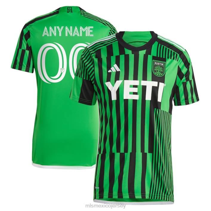 MLS Jerseys jerseyhombres austin fc adidas verde 2023 las voces kit réplica camiseta personalizada BJDD226