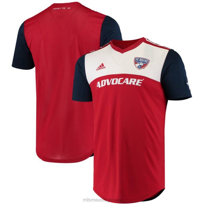 MLS Jerseys jerseyhombres fc dallas adidas camiseta roja 2019 autentica local BJDD1016