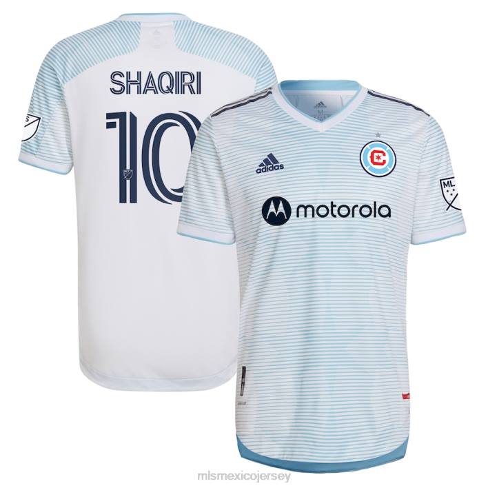 MLS Jerseys jerseyhombres chicago fire camiseta adidas blanca 2022 lakefront kit auténtica de jugador BJDD1347
