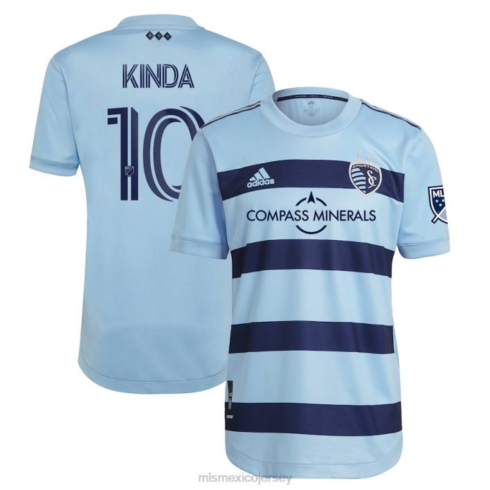MLS Jerseys jerseyhombres sporting kansas city gadi un poco adidas azul claro 2021 camiseta de jugador auténtica primaria BJDD1219