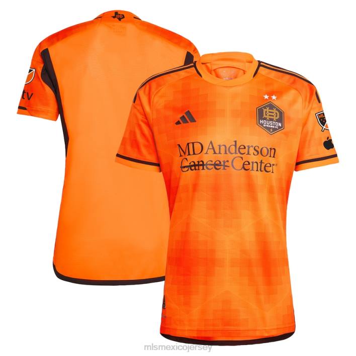 MLS Jerseys jerseyhombres camiseta houston dynamo fc adidas naranja 2023 el sol autentica BJDD146