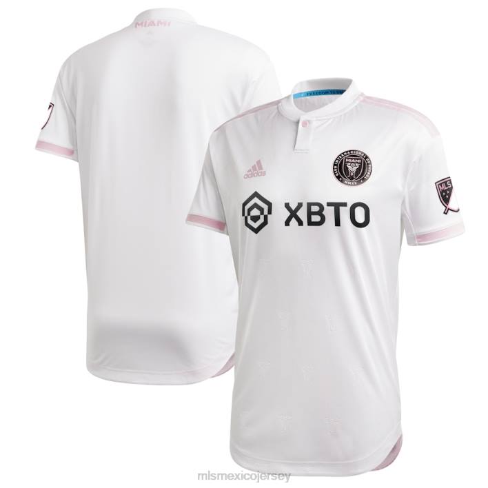 MLS Jerseys jerseyhombres camiseta inter miami cf adidas blanca 2020 primaria autentica BJDD909