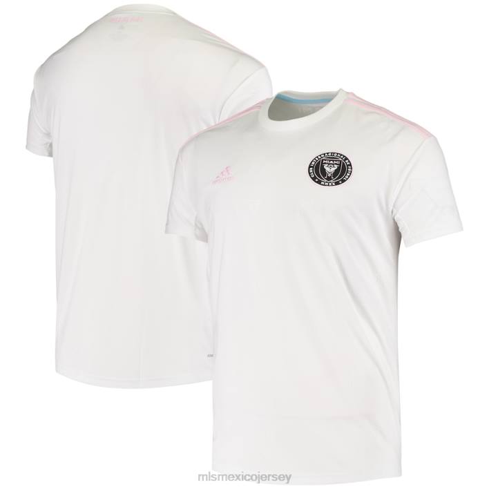 MLS Jerseys jerseyhombres camiseta inter miami cf adidas blanca 2020 réplica en blanco primaria aeroready BJDD511