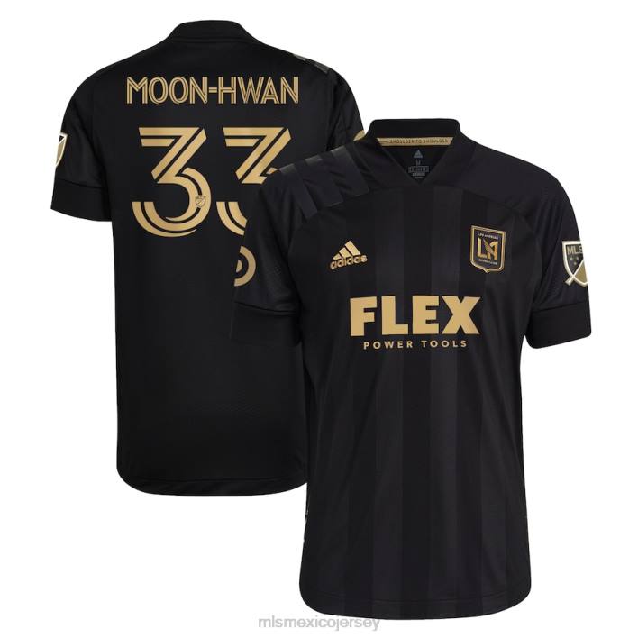 MLS Jerseys jerseyhombres lafc kim moon-hwan adidas negra 2021 camiseta de jugador auténtica primaria BJDD1310