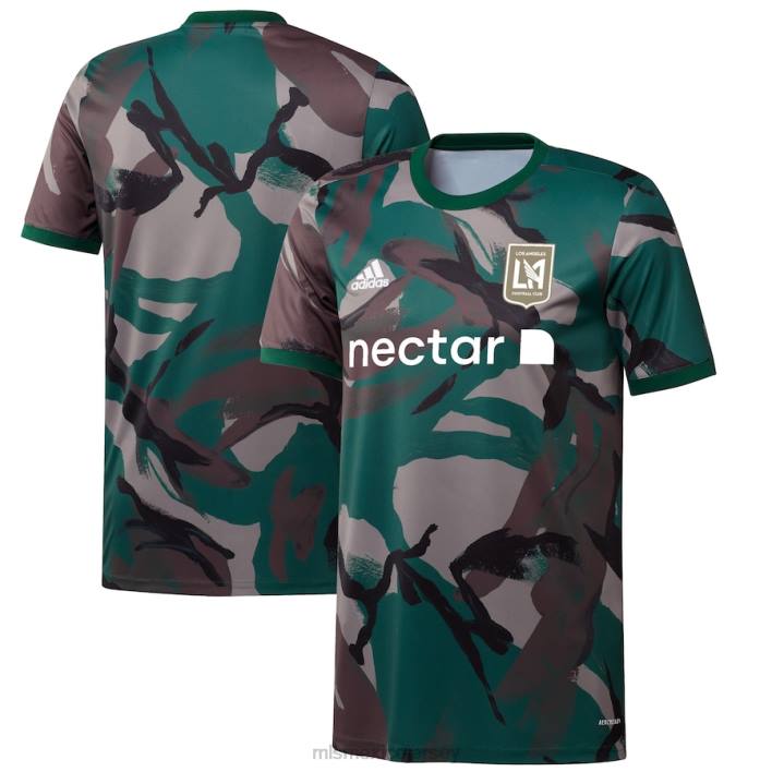 MLS Jerseys jerseyhombres camiseta de rendimiento pre-partido adidas camo 2021 lafc BJDD685