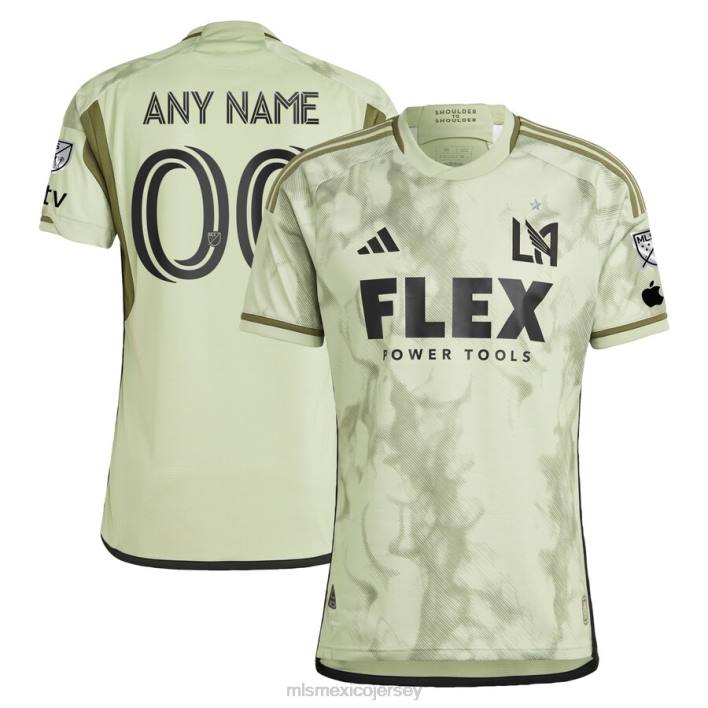MLS Jerseys jerseyhombres camiseta personalizada auténtica pantalla de humo verde adidas lafc 2023 BJDD153