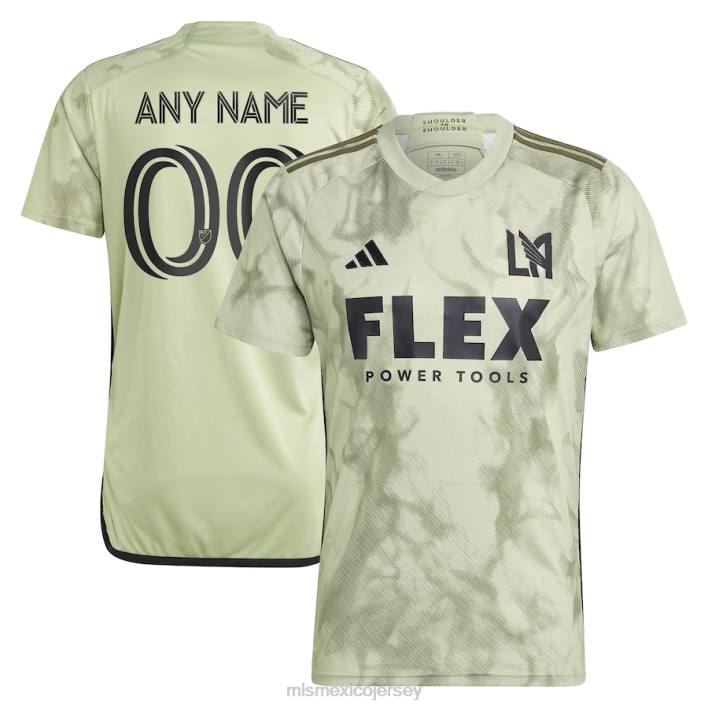 MLS Jerseys jerseyhombres camiseta personalizada réplica de pantalla de humo verde adidas lafc 2023 BJDD216