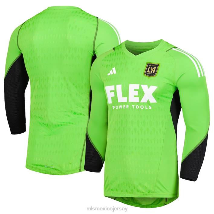 MLS Jerseys jerseyhombres réplica de camiseta de portero de manga larga verde adidas lafc 2023 BJDD405