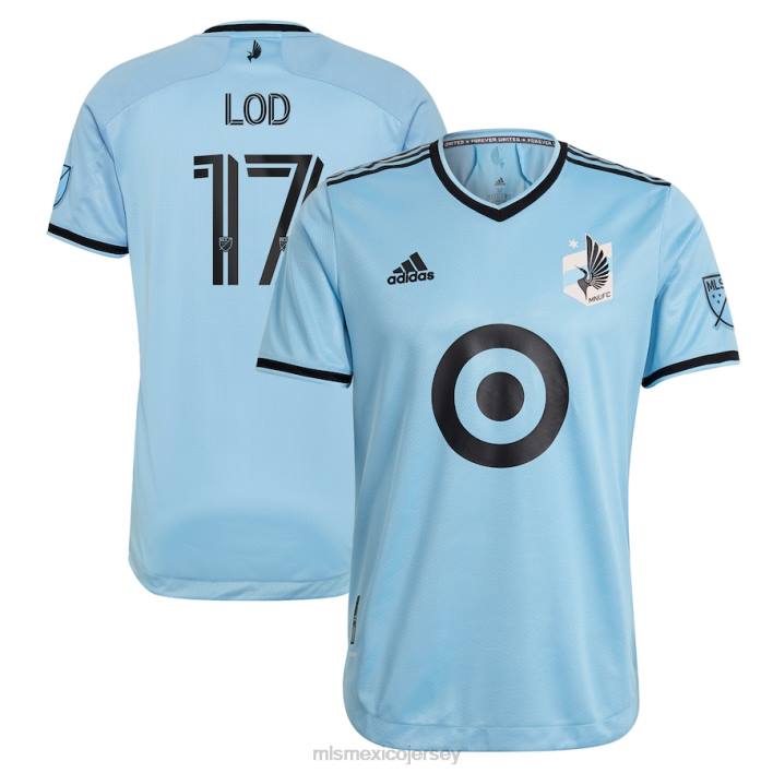 MLS Jerseys jerseyhombres minnesota united fc robin lod adidas azul claro 2021 the river kit camiseta de jugador auténtica BJDD1464
