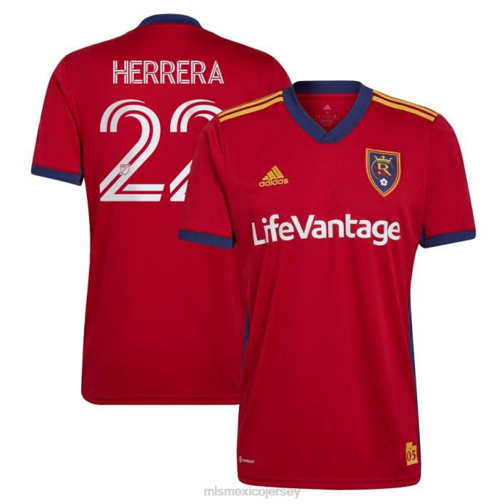 MLS Jerseys jerseyhombres real salt lake aaron herrera adidas rojo 2022 the believe kit réplica de camiseta del jugador BJDD1263