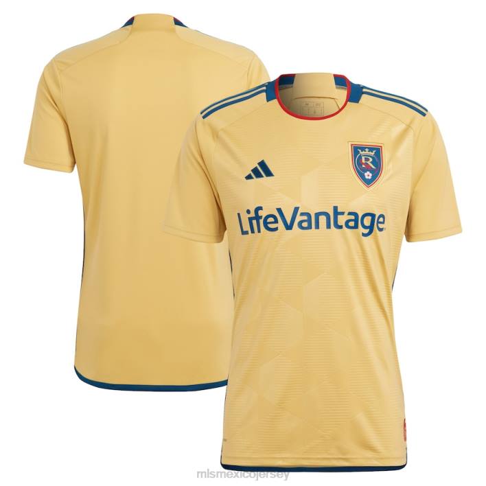 MLS Jerseys jerseyhombres real salt lake adidas gold 2023 réplica del kit del estado de la colmena BJDD138