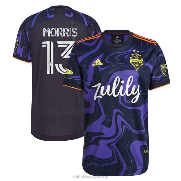 MLS Jerseys jerseyhombres seattle sounders fc jordan morris adidas púrpura 2021 camiseta de jugador auténtica del kit de jimi hendrix BJDD702