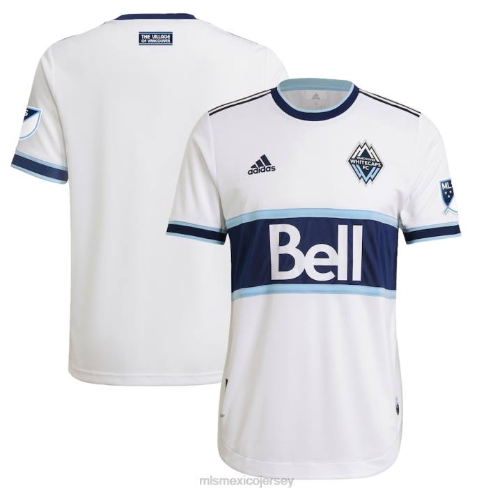 MLS Jerseys jerseyhombres camiseta vancouver whitecaps fc adidas blanca 2021 primaria autentica BJDD551