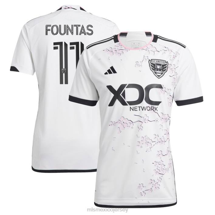 MLS Jerseys jerseyhombres corriente continua. united taxi fontas adidas blanco 2023 the cherry Blossom kit réplica de camiseta del jugador BJDD444