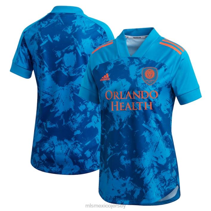 MLS Jerseys jerseymujer orlando city sc adidas azul 2021 replica camiseta primeblue BJDD781