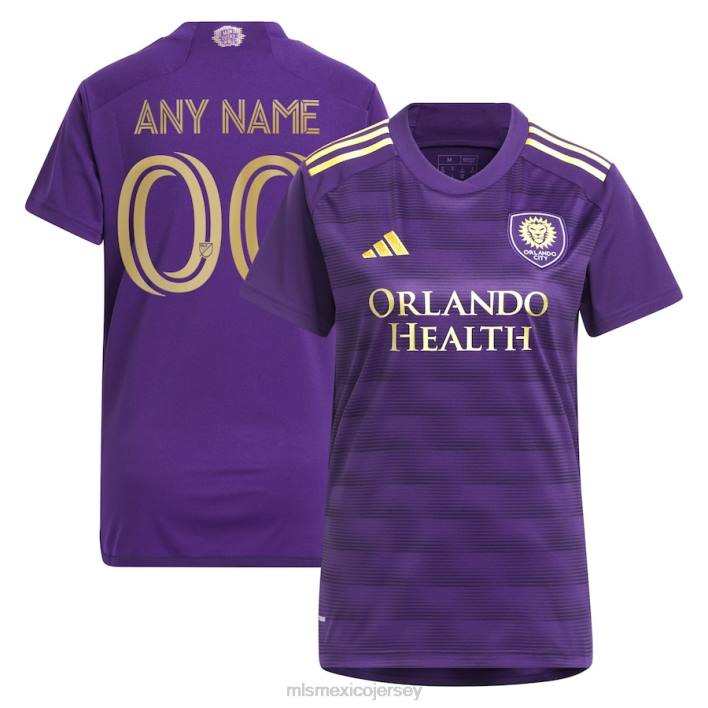 MLS Jerseys jerseymujer orlando city sc adidas púrpura 2023 the wall kit réplica camiseta personalizada BJDD513