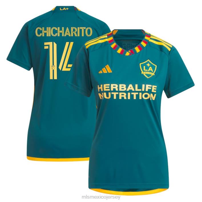 MLS Jerseys jerseymujer camiseta la galaxy chicharito adidas verde 2023 la kit réplica jugador BJDD592