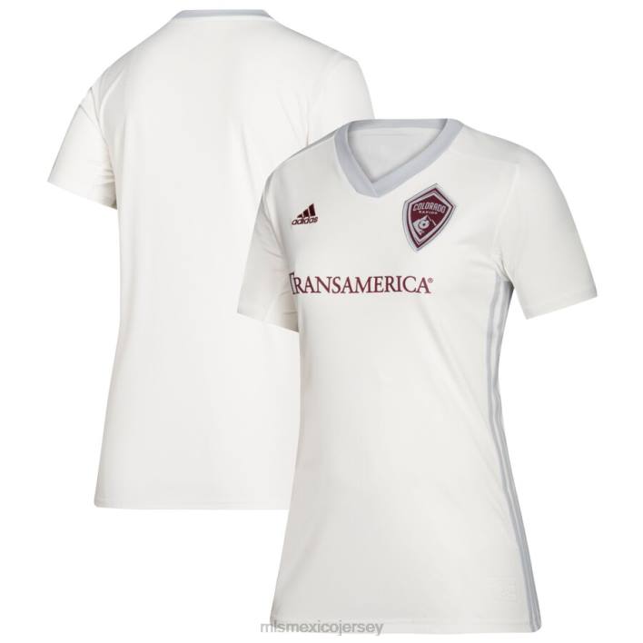 MLS Jerseys jerseymujer camiseta adidas colorado rapids blanca 2019 réplica diamante negro BJDD1102