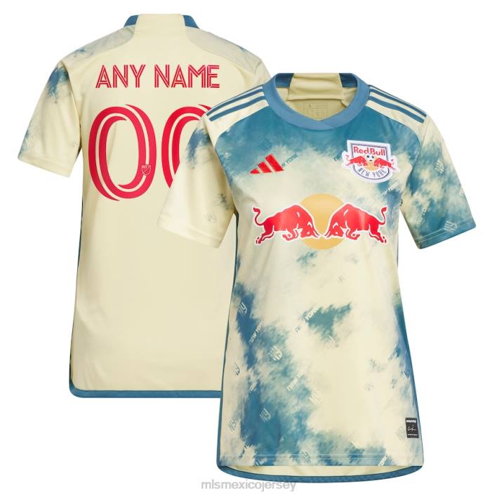 MLS Jerseys jerseymujer camiseta personalizada réplica del kit daniel patrick amarillo adidas new york red bulls 2023 BJDD682