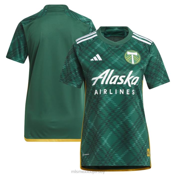 MLS Jerseys jerseymujer camiseta adidas portland Timbers réplica verde 2023 portland plaid kit BJDD238