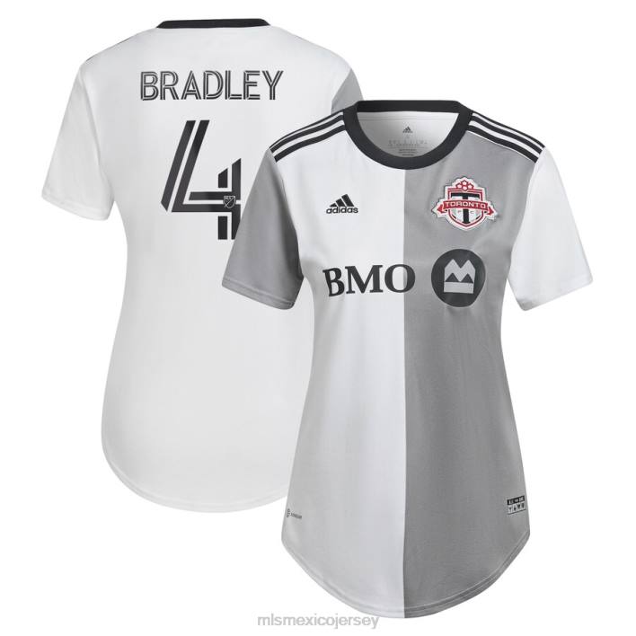 MLS Jerseys jerseymujer toronto fc michael bradley adidas blanco 2022 community kit réplica camiseta de jugador BJDD1445