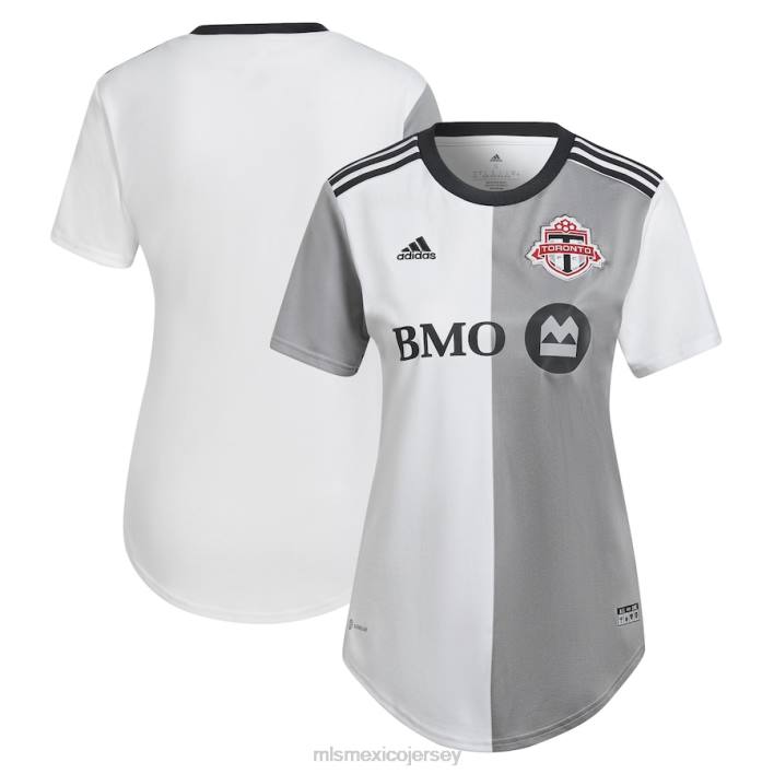 MLS Jerseys jerseymujer camiseta adidas toronto fc blanca 2022 community kit réplica en blanco BJDD997