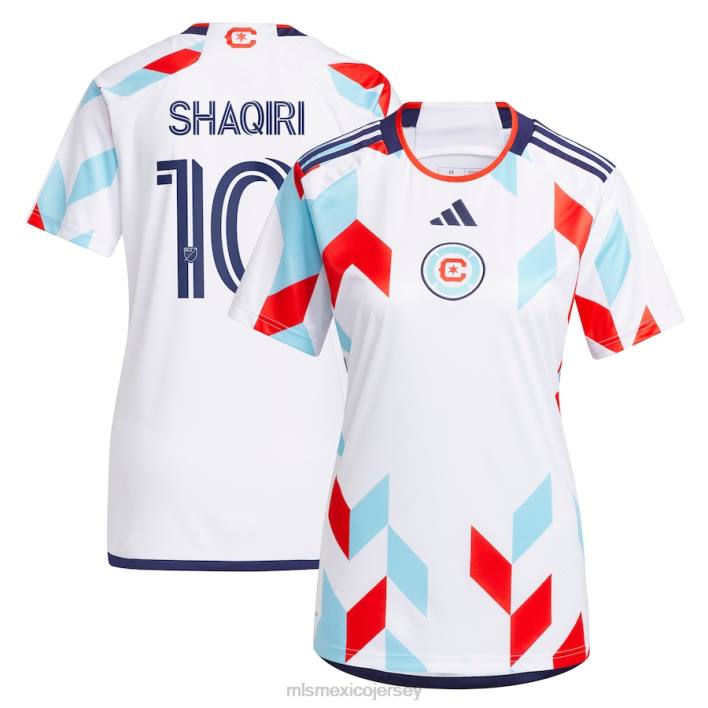 MLS Jerseys jerseymujer chicago fire xherdan shaqiri adidas blanco 2023 un kit para todos réplica de camiseta de jugador BJDD908
