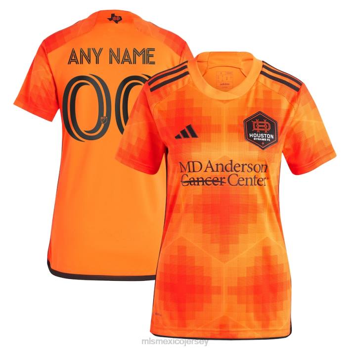 MLS Jerseys jerseymujer houston dynamo fc adidas naranja 2023 el sol replica camiseta personalizada BJDD615