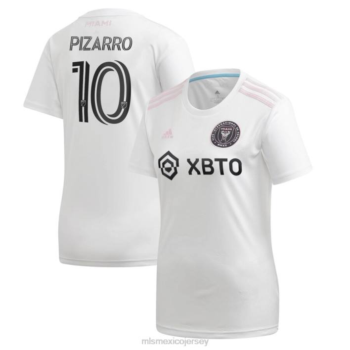 MLS Jerseys jerseymujer camiseta inter miami cf rodolfo pizarro adidas blanca 2020 réplica primaria del jugador BJDD1290