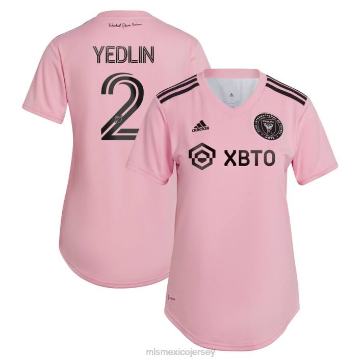 MLS Jerseys jerseymujer inter miami cf deandre yedlin adidas rosa 2022 the heart beat kit réplica de camiseta del jugador BJDD1034