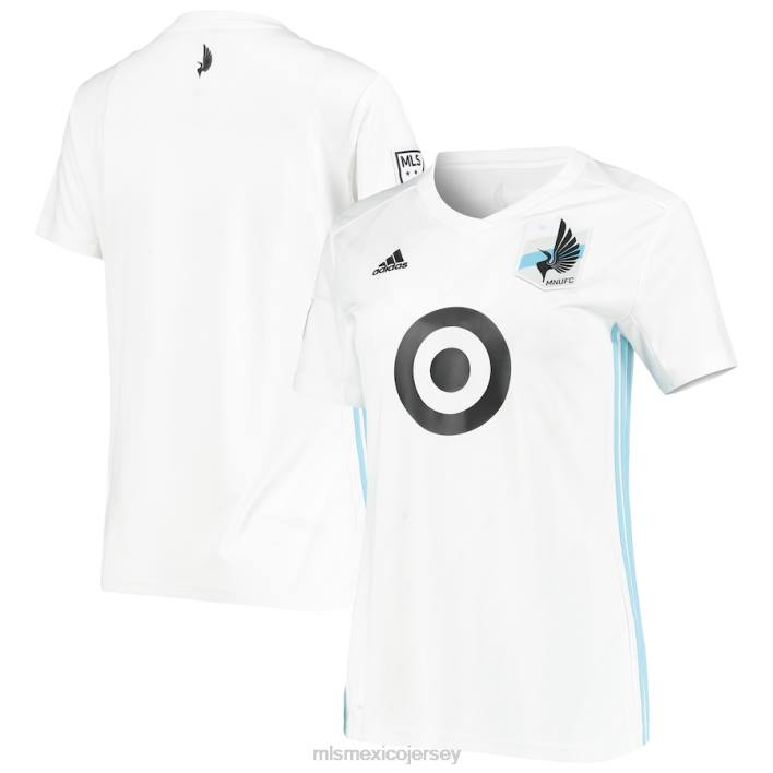 MLS Jerseys jerseymujer camiseta replica del equipo visitante blanca adidas minnesota united fc 2020 BJDD661