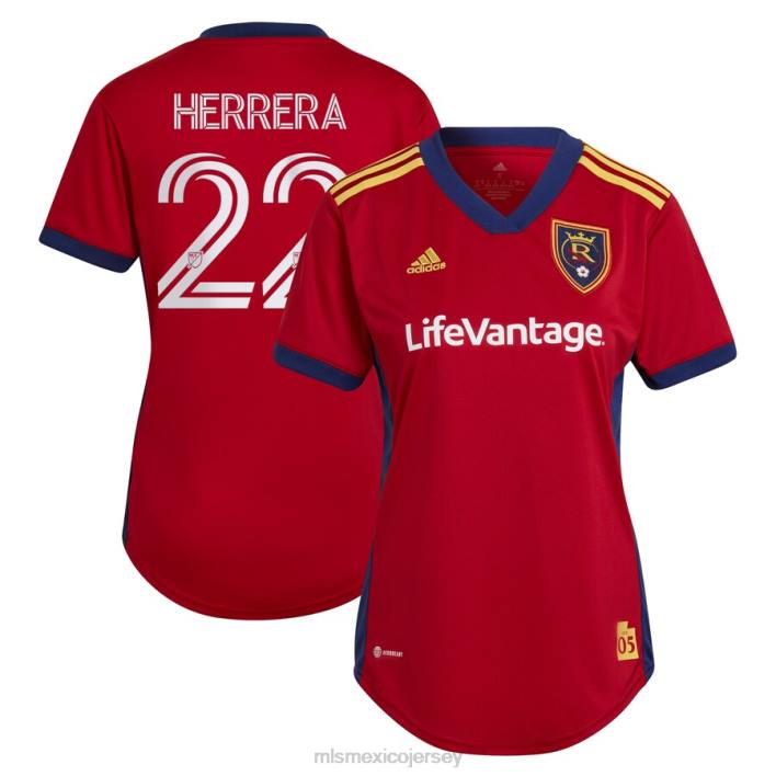 MLS Jerseys jerseymujer real salt lake aaron herrera adidas rojo 2022 the believe kit réplica de camiseta del jugador BJDD1492