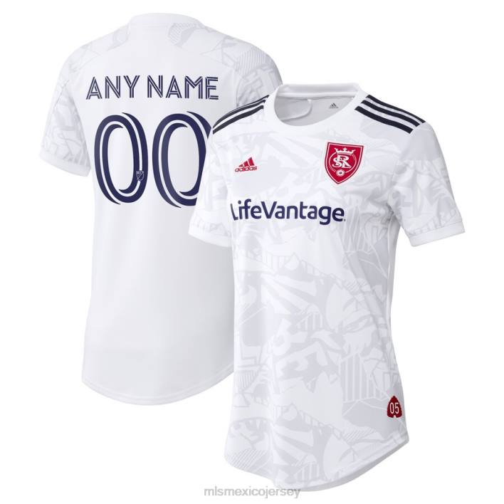 MLS Jerseys jerseymujer real salt lake adidas blanco 2021 réplica personalizada secundaria de la camiseta del seguidor BJDD1008