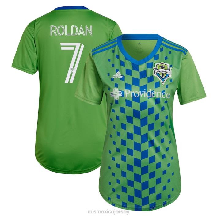 MLS Jerseys jerseymujer seattle sounders fc cristian roldan adidas verde 2023 legado verde réplica camiseta del jugador BJDD1125