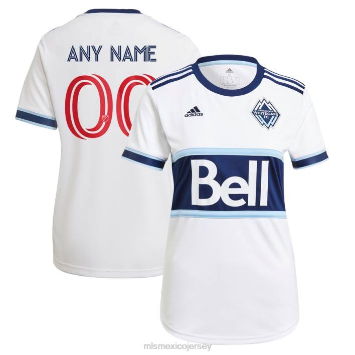 MLS Jerseys jerseymujer vancouver whitecaps fc adidas blanco 2021 réplica primaria camiseta personalizada BJDD1343