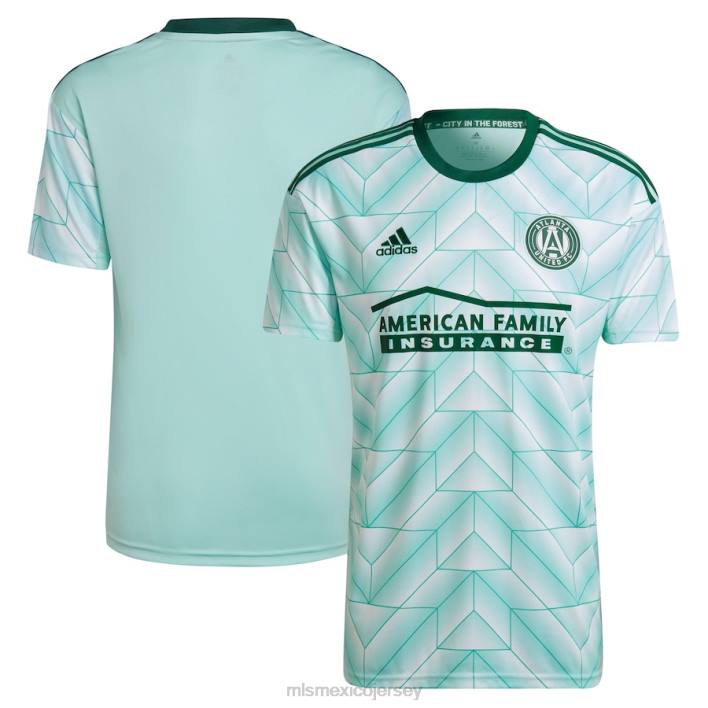 MLS Jerseys jerseyniños atlanta united fc adidas mint 2022 the forest kit replica camiseta en blanco BJDD452