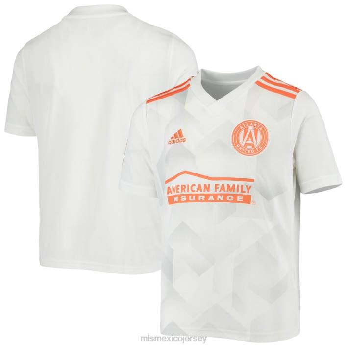 MLS Jerseys jerseyniños camiseta réplica del equipo visitante blanca adidas del atlanta united fc 2020 BJDD627