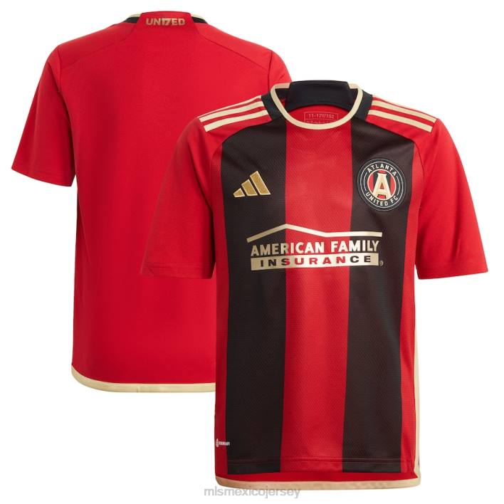 MLS Jerseys jerseyniños camiseta réplica del kit 17 del atlanta united fc adidas negra 2023 BJDD78